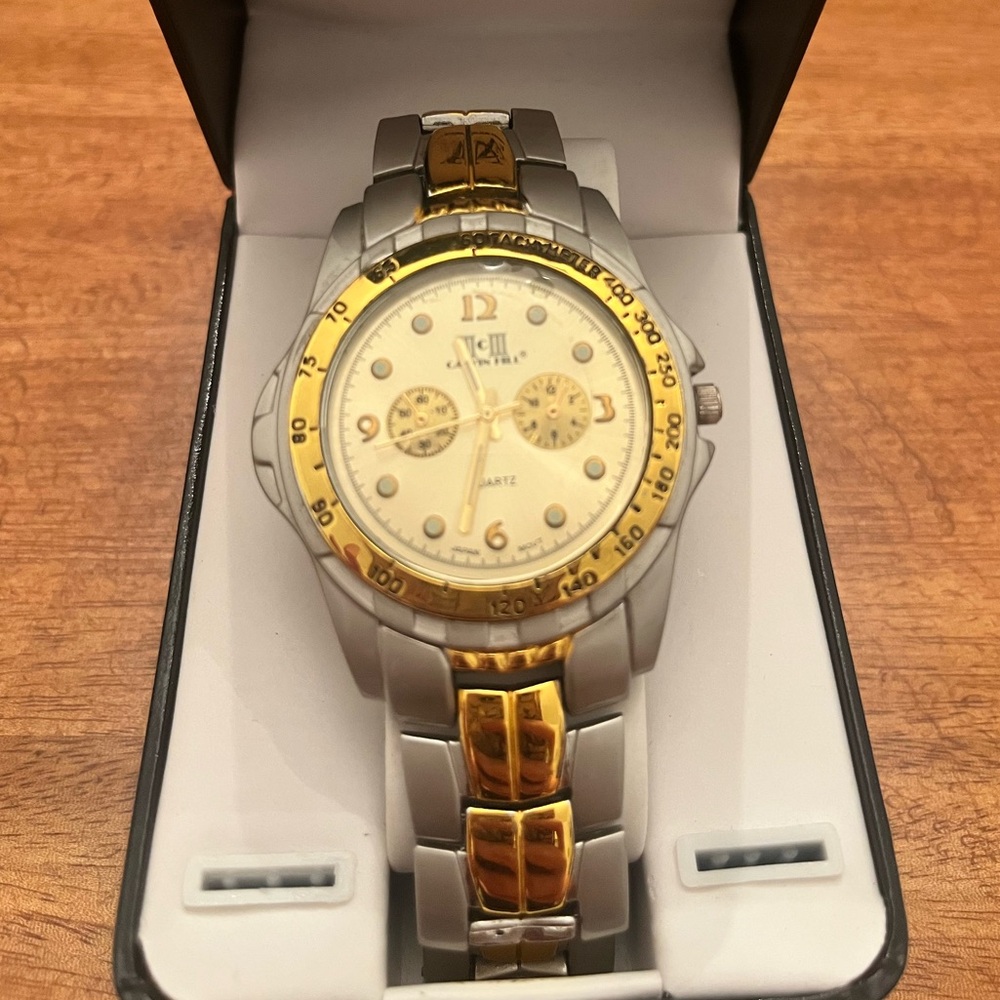Calvin Hill Men’s Two-Tone Men's Watch